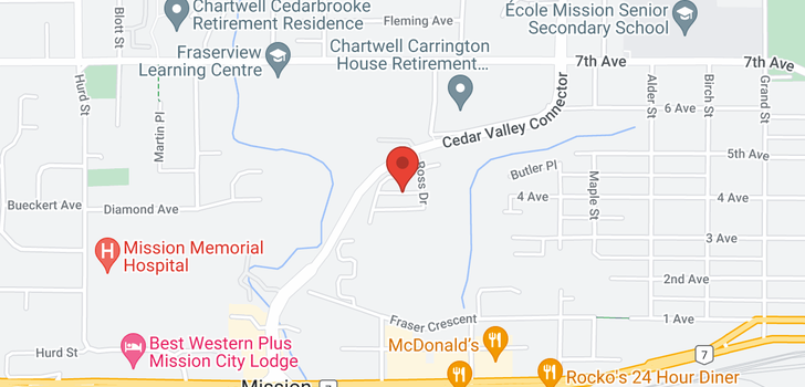 map of 32543 ROSS DRIVE